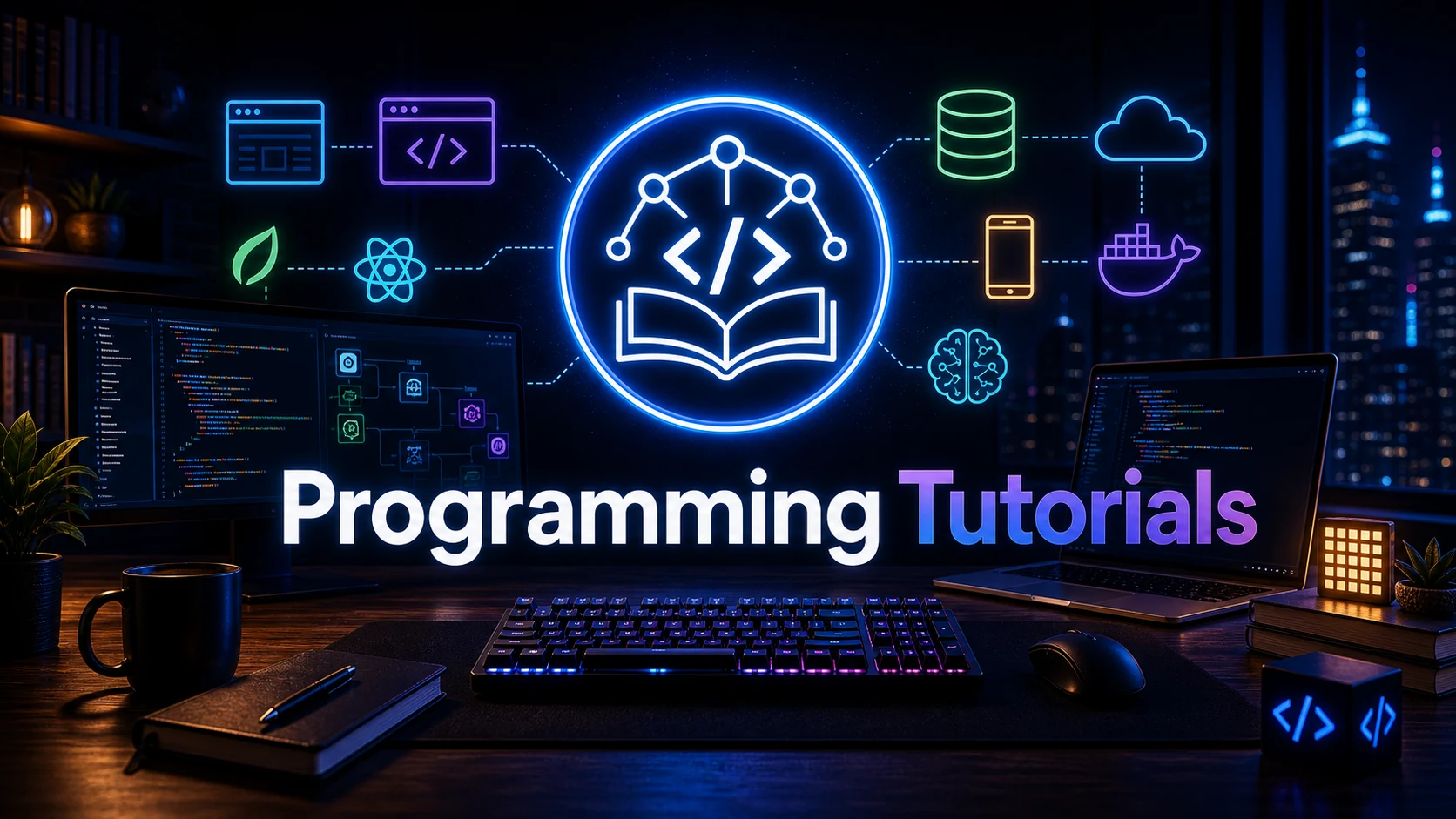 All Programming Tutorials - Java, Python, ReactJS, AI & Full Stack